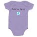 LOVED. SAFE. SECURE.&nbsp;, a Lavender Infant Onesie (back-view)