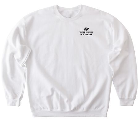 World Turtle Day? 2026 - TSA Logo, a White Softstyle Crewneck Sweatshirt