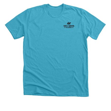World Turtle Day? 2026 - TSA Logo, a Heather Aqua Premium Unisex Tee