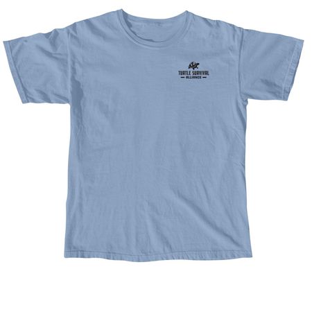 World Turtle Day? 2026 - TSA Logo, a Washed Denim Comfort Colors Youth Tee