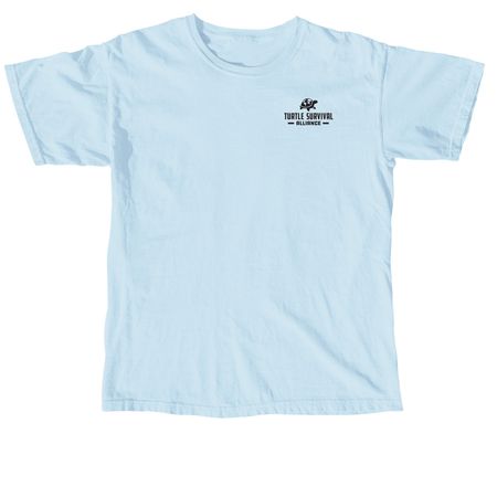 World Turtle Day? 2026 - TSA Logo, a Chambray Comfort Colors Unisex Tee