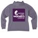 KCWC Purple (front/back) Zip Hoodie/Pullover, a Cosmic Purple Allmade Women?s Organic CVC Zip-Up Hoodie (back-view)