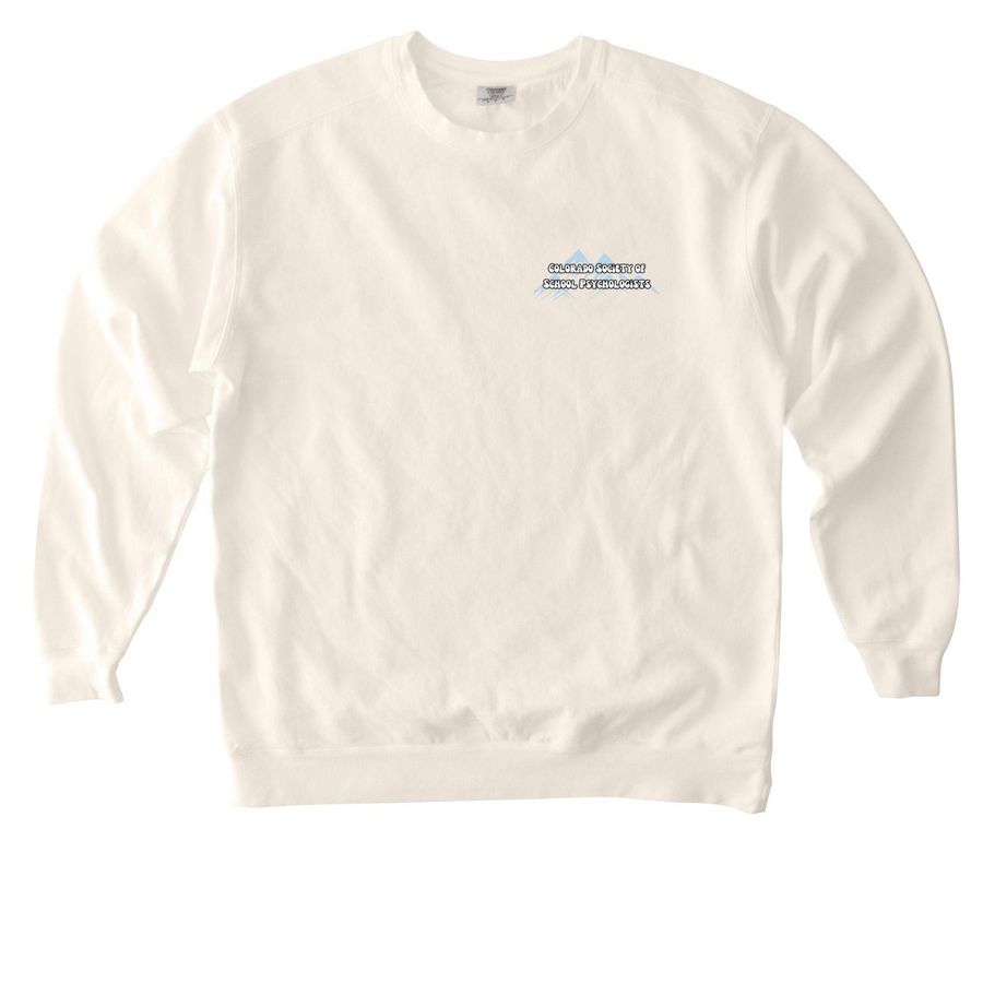 In My School Psych Era, a Ivory Comfort Colors Crewneck Sweatshirt