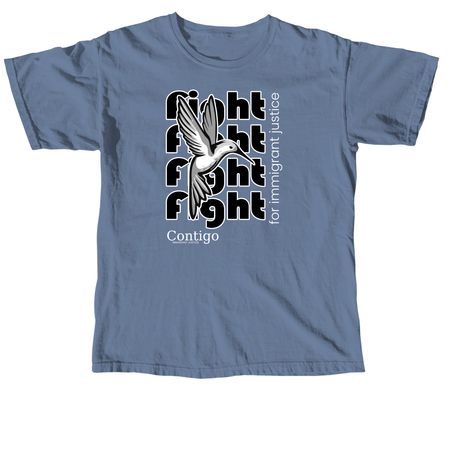 Fight! Fight! Fight!, a Blue Jean Comfort Colors Unisex Tee