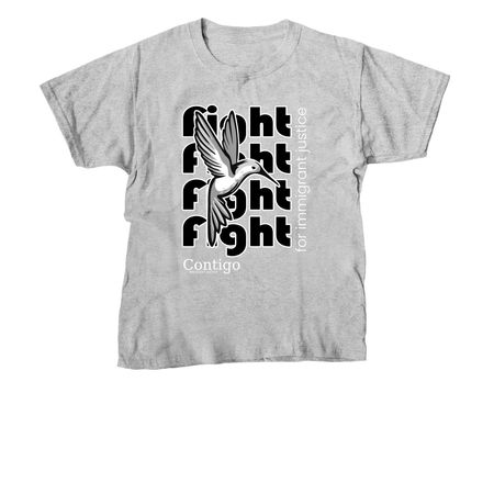 Fight! Fight! Fight!, a Sport Grey Youth Unisex Tee