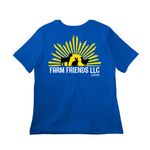 Farm Friends Spring Hay Fund 2026, a True Royal Women?s Relaxed Cotton Tee (back-view)
