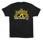 Farm Friends Spring Hay Fund 2026, a Vintage Black Premium Cotton Tee (back-view)