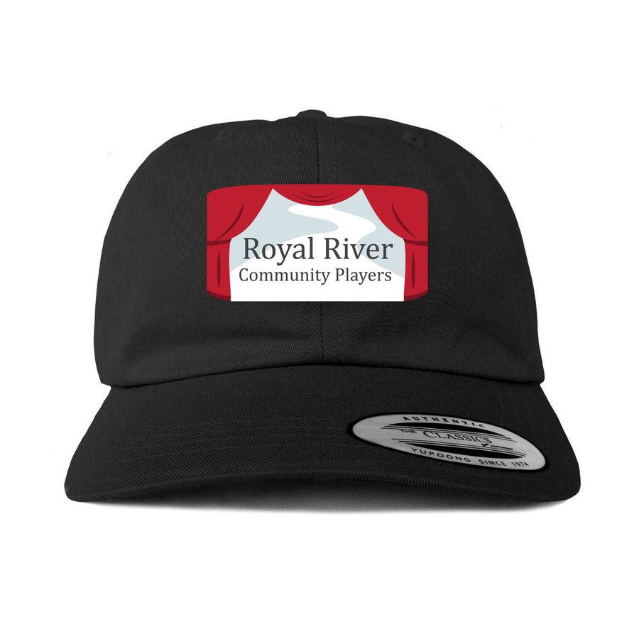 &nbsp;Royal River Community Players - Logo Hats, a Black Printed Classic Baseball Cap