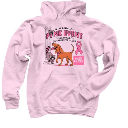 2025 Pink Event&nbsp;, a Light Pink Pullover Hoodie