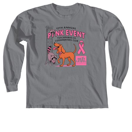 2025 Pink Event&nbsp;, a Granite Comfort Colors Long Sleeve Tee