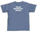 Queen Dottie, a Blue Jean Comfort Colors Unisex Tee (back-view)