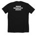 Queen Dottie, a Solid Black Blend Premium Unisex Tee (back-view)