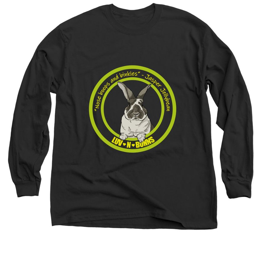 Jasper Jellybean, a Black Classic Long Sleeve Tee