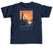 Lighthouse Tees, a True Navy Comfort Colors Unisex Tee (back-view)