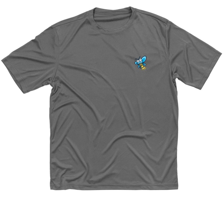Shine Bright Performance, a Grey Concrete Classic Performance Tee