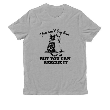 Adoption Saves Lives, a Granite Grey Heather Allmade Organic Cotton Unisex Tee