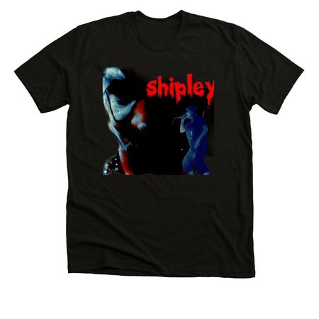 Shipley horror shirt, a Solid Black Blend Premium Unisex Tee