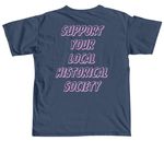 Local History Means Everyone's History., a Midnight Comfort Colors Unisex Tee (back-view)