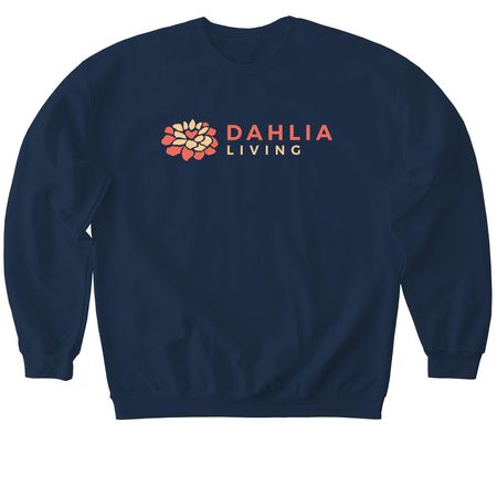 DAHLIA Living - Classic, a Navy Softstyle Crewneck Sweatshirt