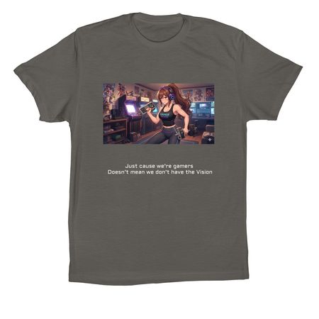 Gaming, a Asphalt Premium Cotton Tee
