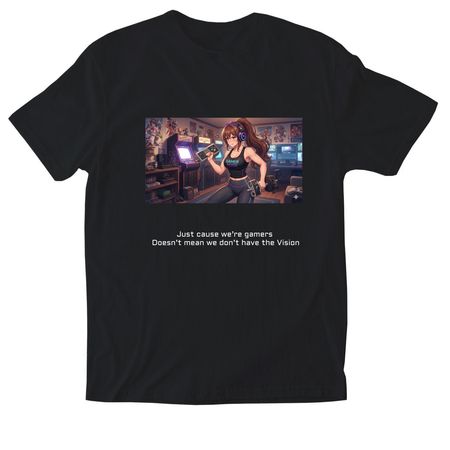 Gaming, a Black Softstyle Cotton Tee
