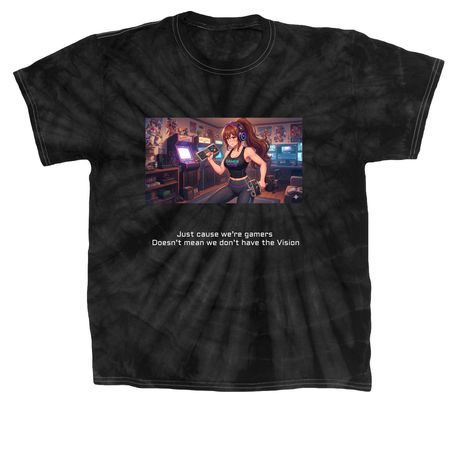 Gaming, a Black Classic Tie Dye Tee