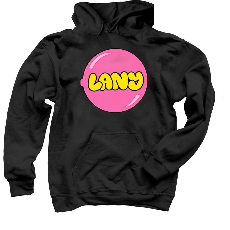 Lany Store Stuck on You Merch Shirt, a Black Pullover Hoodie