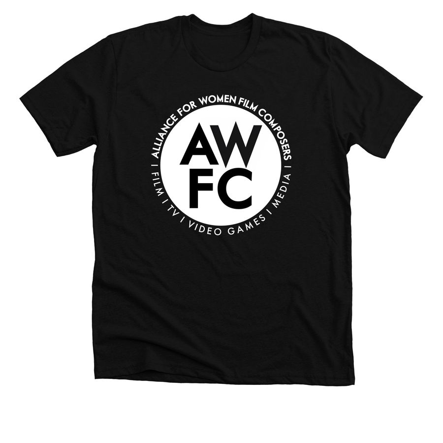 AWFC Apparel Circular Logo, Summer 2026, a Solid Black Blend Premium Unisex Tee