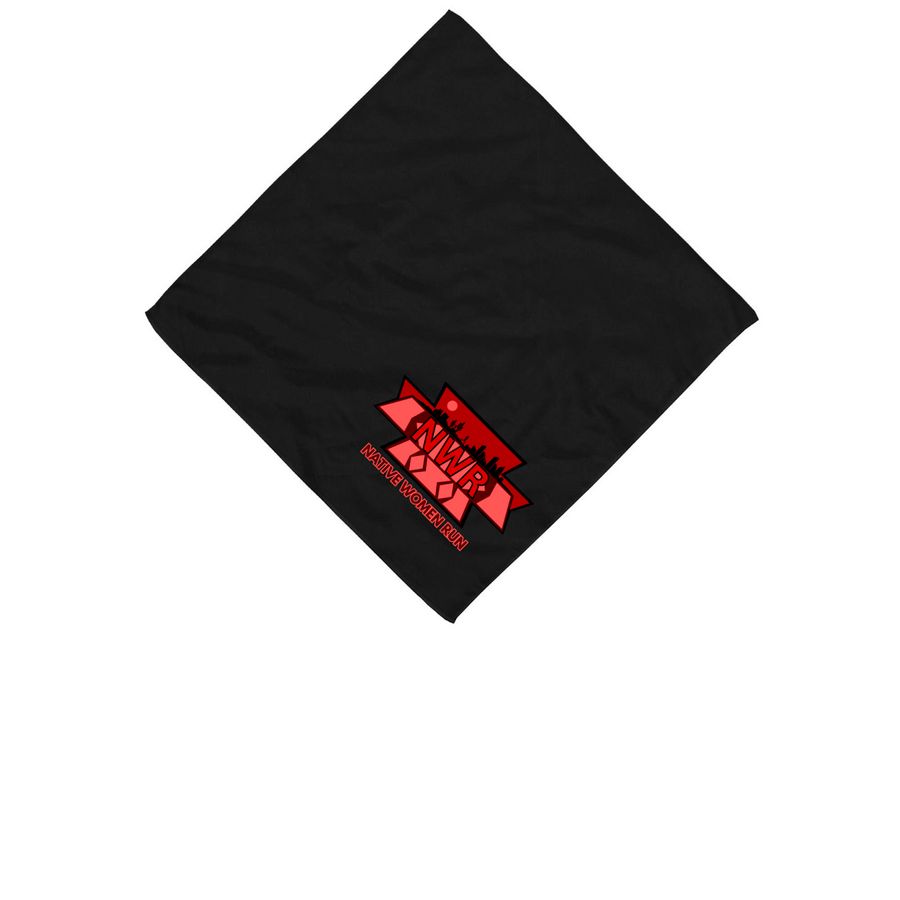 NWR Bandana, a Black Cotton Bandana