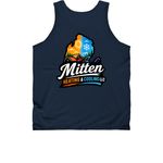 Mitten Heating & Cooling LLC, a Navy Classic Unisex Tank Top (back-view)