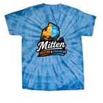 Mitten Heating & Cooling LLC, a Baby Blue Classic Tie Dye Tee (back-view)
