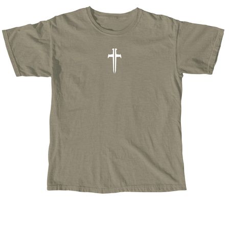 Soul Guard, a Sandstone Comfort Colors Unisex Tee (back-view)