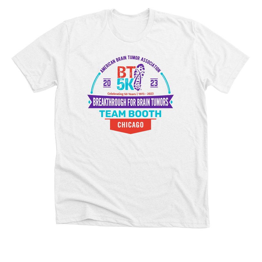 Chicago Booth, a Solid White Blend Premium Unisex Tee