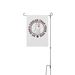 Yard Flag&nbsp;, a White 12" x 18" Yard Flag with Stake