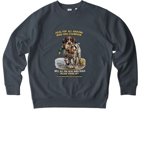 Built Different. Hunt Different., a India Ink Grey Stanley/Stella Unisex Changer 2.0 Crewneck Sweatshirt