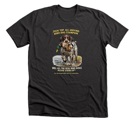 Built Different. Hunt Different., a Dark Grey Heather Premium Unisex Tee