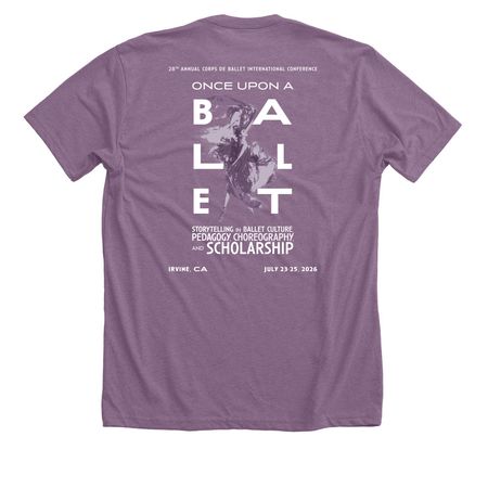 2026 Conference Tee, a Heather Purple Premium Unisex Tee