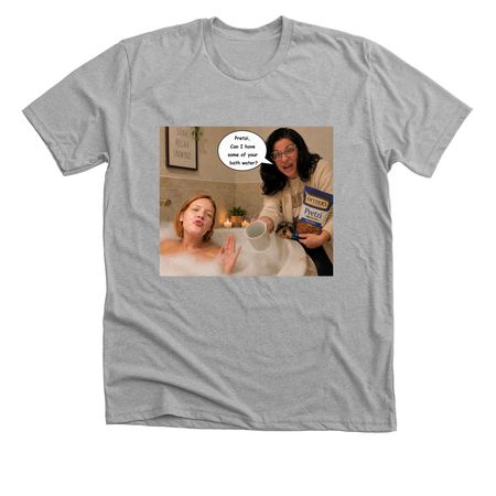 Bath Water Chaser MiMi, a Athletic Heather Premium Unisex Tee