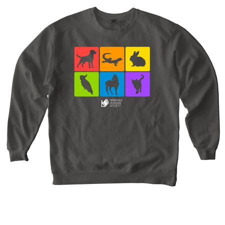 NHS Pride, a Pepper Comfort Colors Crewneck Sweatshirt