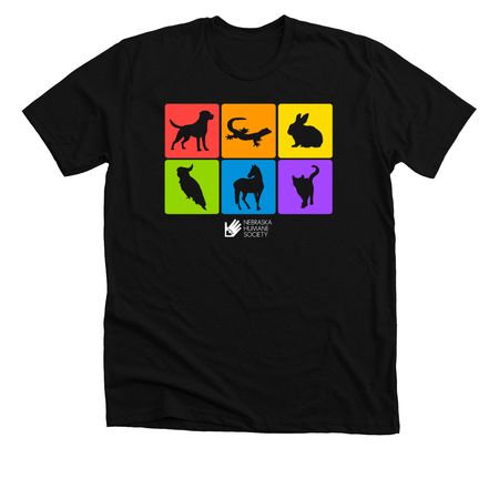 NHS Pride, a Solid Black Blend Premium Unisex Tee