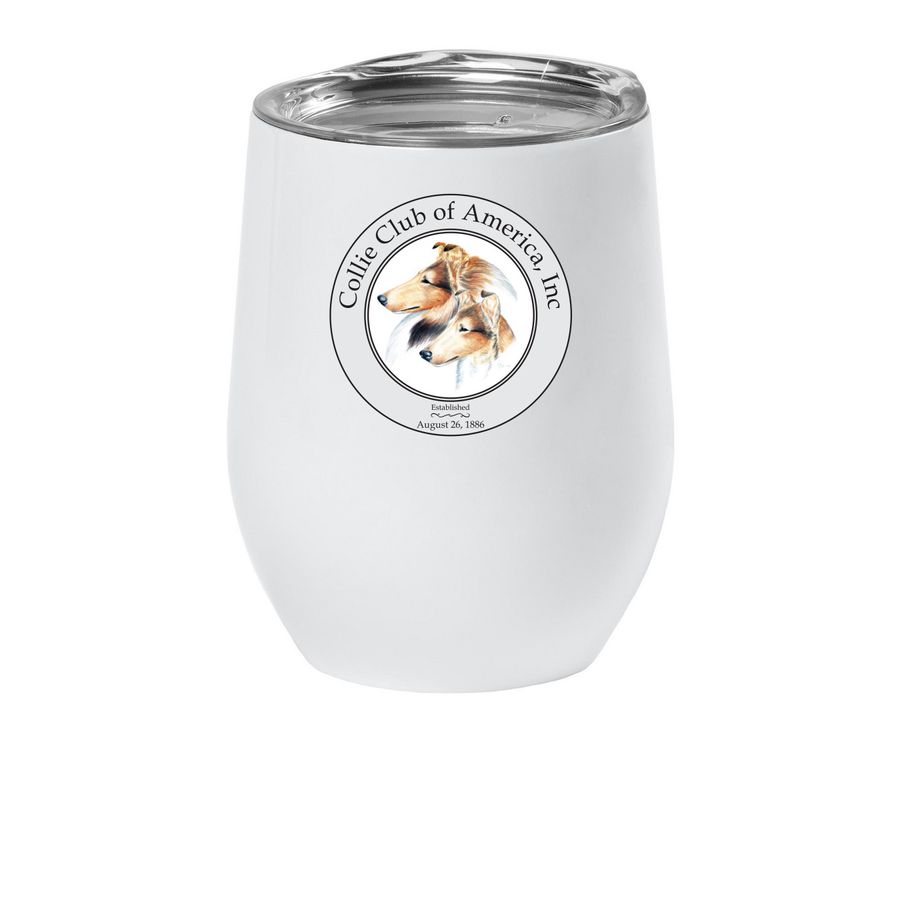 Meet The Breeds, a White Insulated Wine Cup