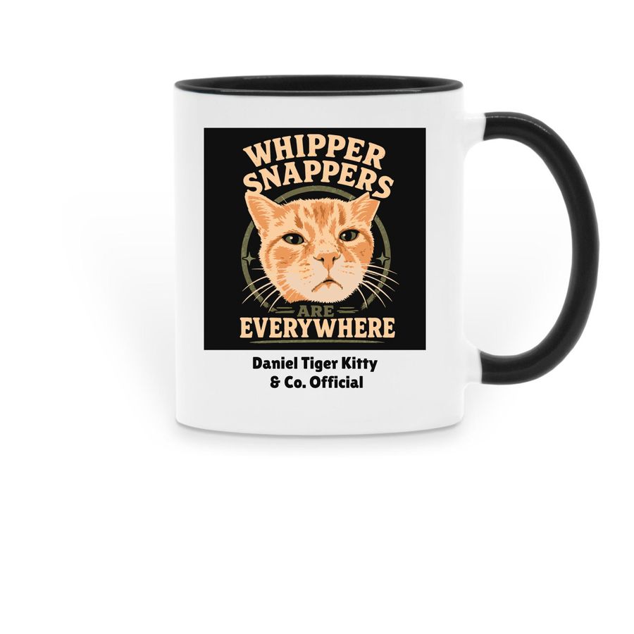 Whipper Snappers Are Everywhere Mugs, a Black Two-Tone Ceramic Mug