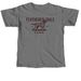 Feathered Tails Farm - Winston Font, a Grey Comfort Colors Unisex Tee