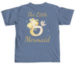 The Little Mermaid T-Shirt, a Blue Jean Comfort Colors Unisex Tee (back-view)