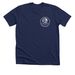 Tree Logo- Adult Navy/Green with White Print, a Solid Navy Blend Premium Unisex Tee