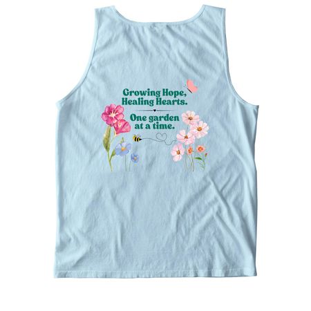 Adopt-A-Garden Volunteer Collection, a Chambray Comfort Colors Tank Top