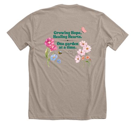 Adopt-A-Garden Volunteer Collection, a Heather Stone Premium Unisex Tee