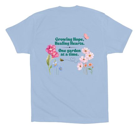Adopt-A-Garden Volunteer Collection, a Baby Blue Premium Cotton Tee