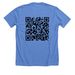 We're here for Richmond., a Heather Columbia Blue Premium Unisex Tee (back-view)
