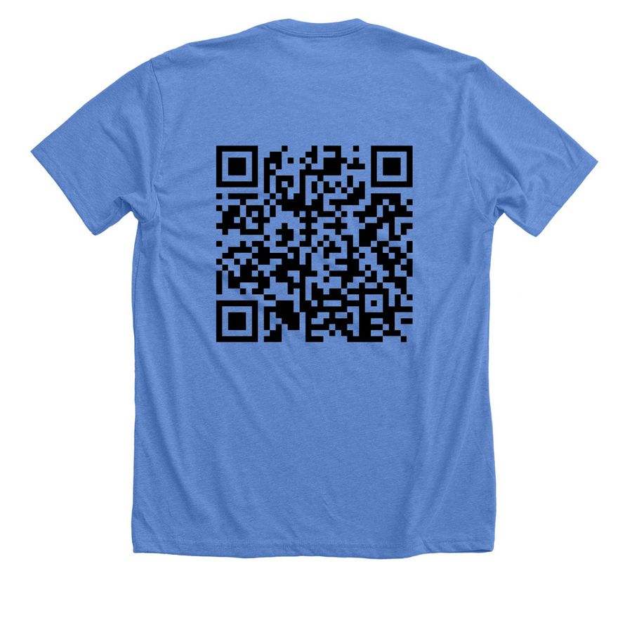 We're here for Richmond., a Heather Columbia Blue Premium Unisex Tee